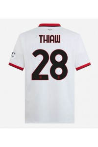 Fotbalové Dres AC Milan Malick Thiaw #28 Venkovní Oblečení 2024-25 Krátký Rukáv